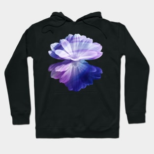 Purple Flower Reflection Hoodie